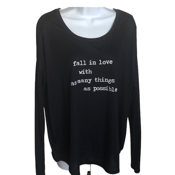 Super Love Yoga Tee Purple Gray  Long Sleeve L - Picture 1 of 6
